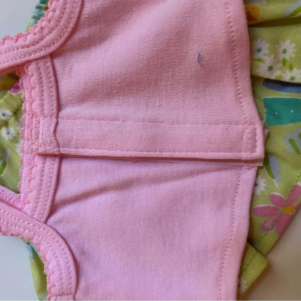 18” Doll Clothes 3 Piece Set w/Pink Tank Top, Butterfly Skirt, and Sandals
